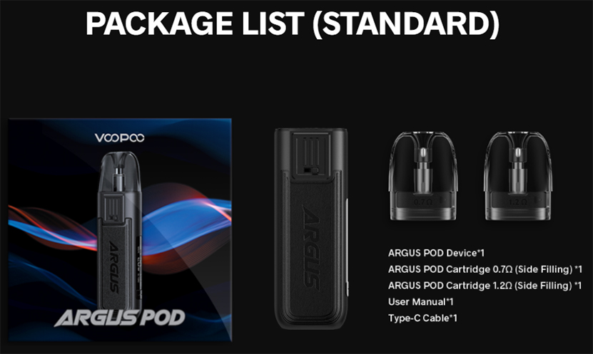 VOOPOO Argus Pod Kit Package