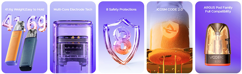 VOOPOO Argus Z3 Kit Highlights