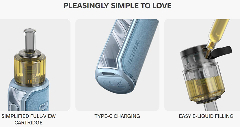 VOOPOO Doric E Kit Type-C Charging