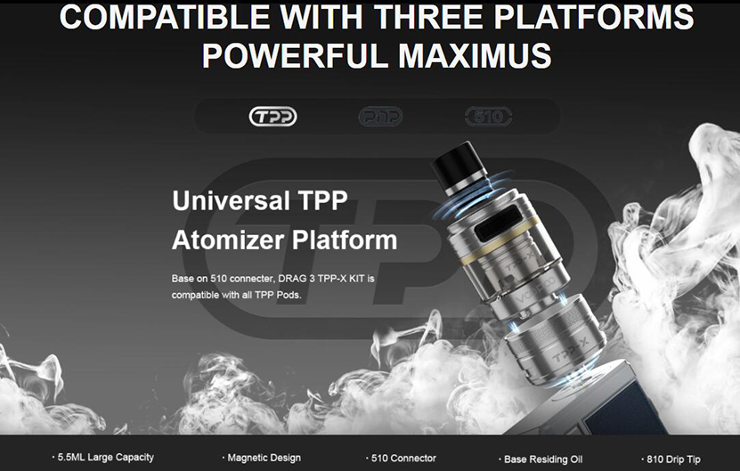 VOOPOO Drag 3 TPP-X Kit Feature 9