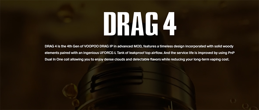 VOOPOO Drag 4 Kit Description