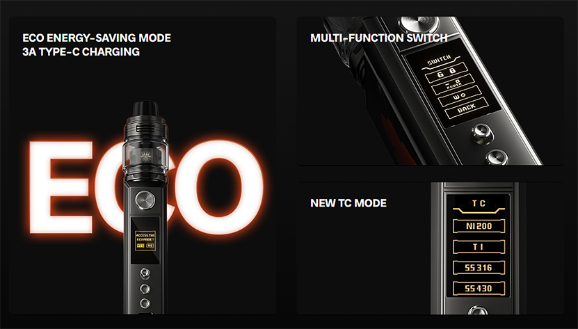 VOOPOO Drag 4 Kit Features