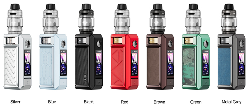 VOOPOO Drag 6 Kit Colors - 【VOOPOO】Drag 6 Kitをレビュー!~デュアル内蔵バッテリー搭載のスターターキット!~ VOOPOO Drag 6 Kit Colors - 【VOOPOO】Drag 6 Kitをレビュー!~デュアル内蔵バッテリー搭載のスターターキット!~