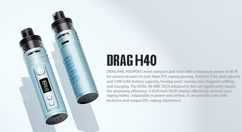 VOOPOO Drag H40 Short Description