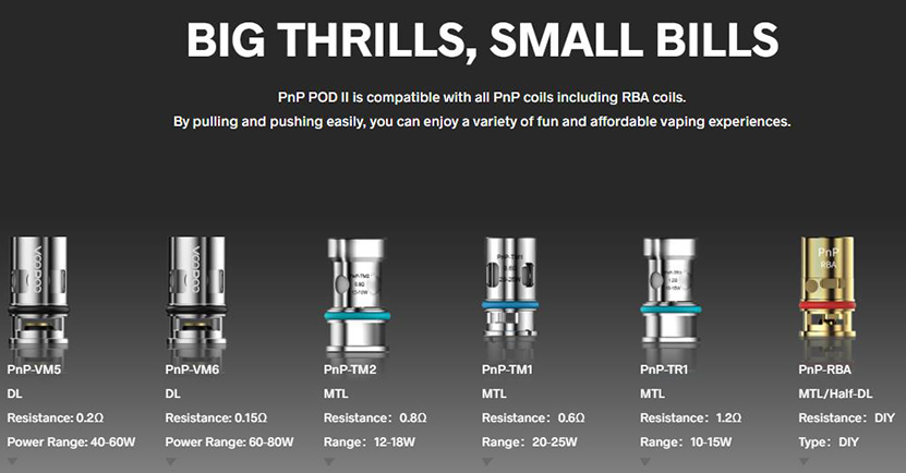 VOOPOO Drag H80S Kit Compatible with all PnP Coils
