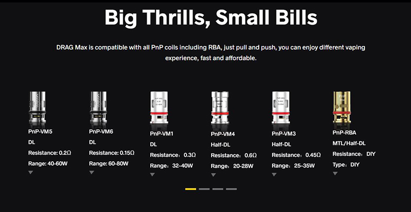 VOOPOO Drag Max Kit Feature 2