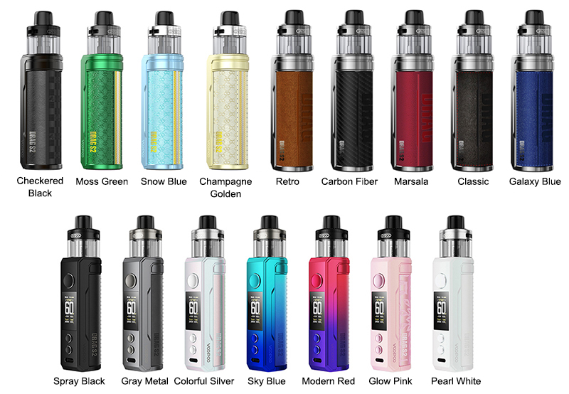 VOOPOO Drag S2 Kit Colors