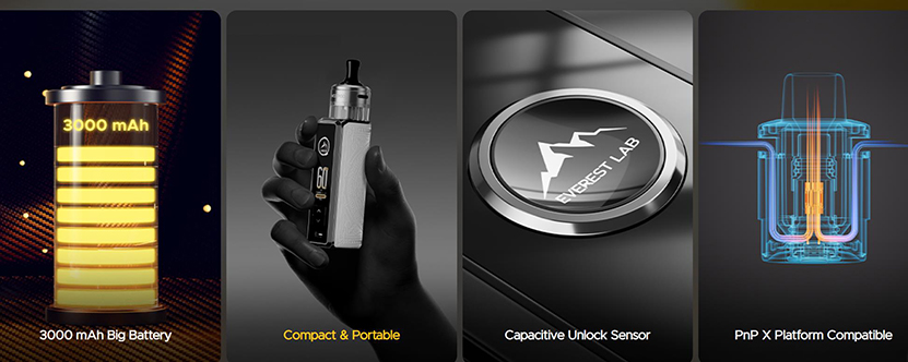 VOOPOO Drag S3 Pod Mod Kit Features
