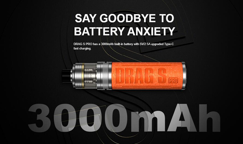 VOOPOO Drag S Pro Kit 80W 3000mAh Pod Mod Kit