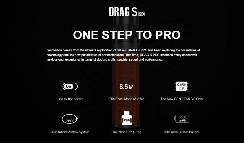 VOOPOO Drag S Pro Kit Feature 9