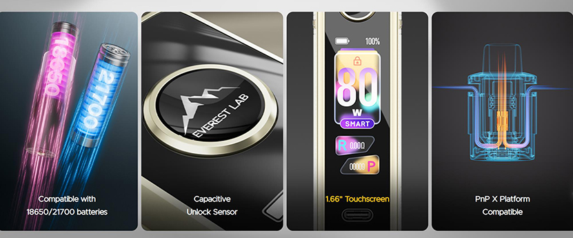 VOOPOO Drag X3 Pod Mod Kit Features