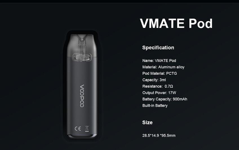 VOOPOO Drag S & Vmate Pod Gift Set Feature 9