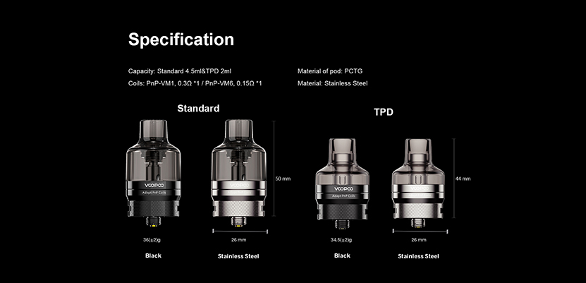 VOOPOO PnP Pod Tank Feature 7