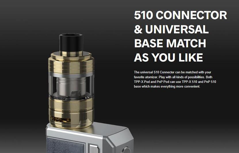VOOPOO TPP X Pod Tank 510 Connector