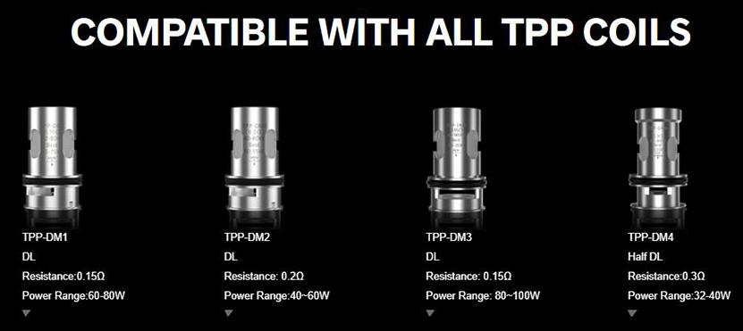 VOOPOO TPP X Pod Tank Compatible with tpp coil