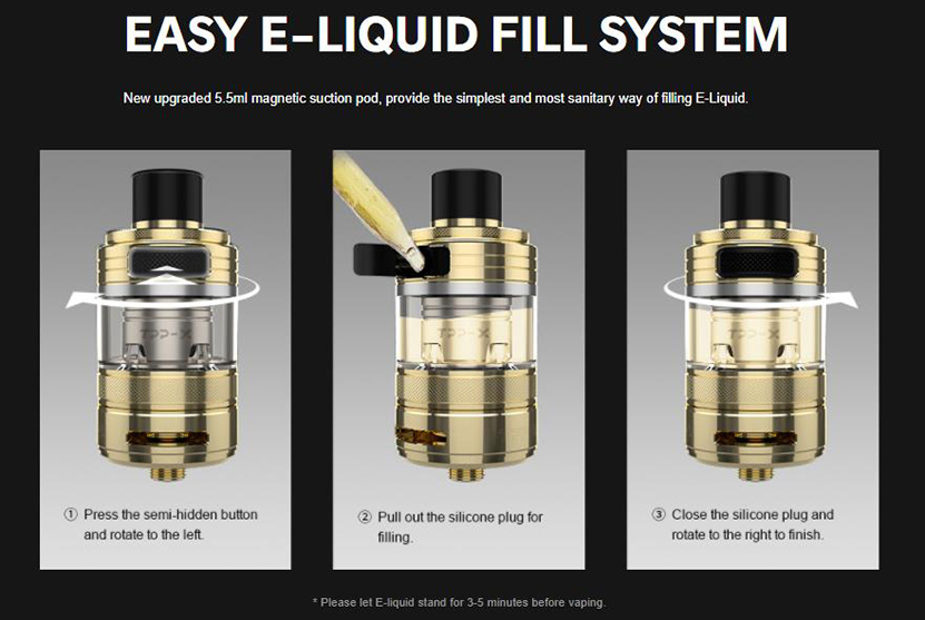 VOOPOO TPP X Pod Tank Filling System