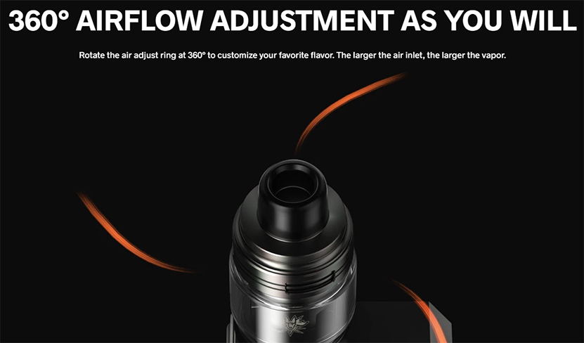 VOOPOO UFORCE L Tank 360° Adjustable Airflow