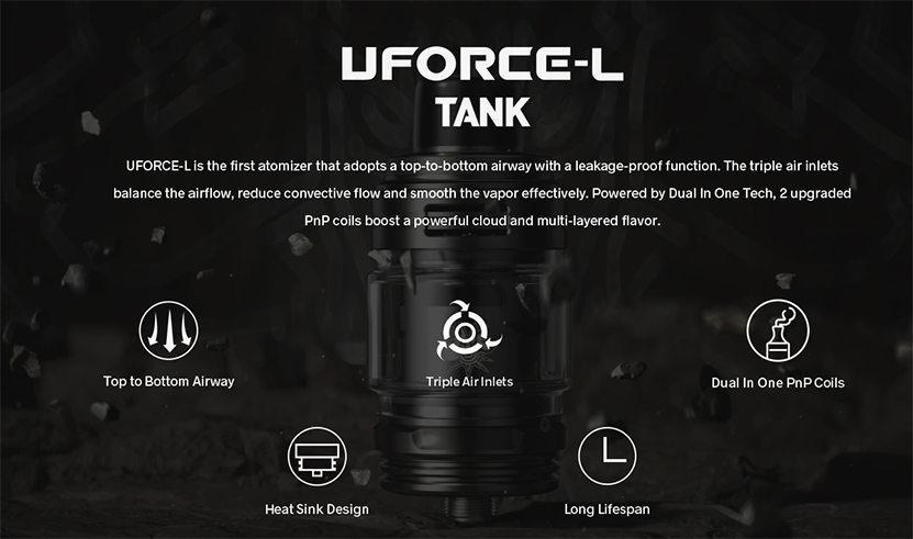 VOOPOO UFORCE L Tank Features