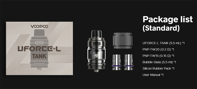 VOOPOO UFORCE L Tank Package