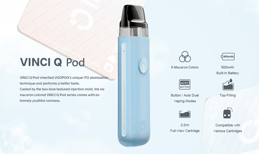 VOOPOO VINCI Q Pod Kit Features