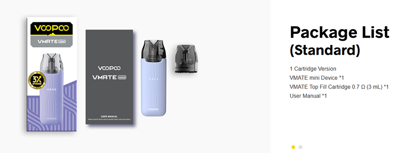 VOOPOO Vmate Mini Kit Package