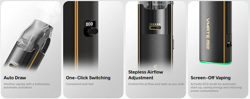 VOOPOO Vmate Pro 2 Kit Features