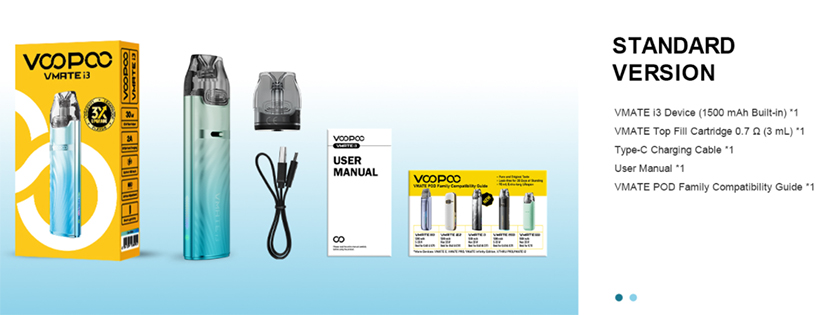 VOOPOO Vmate i3 Pod Kit 7 Safety Protection