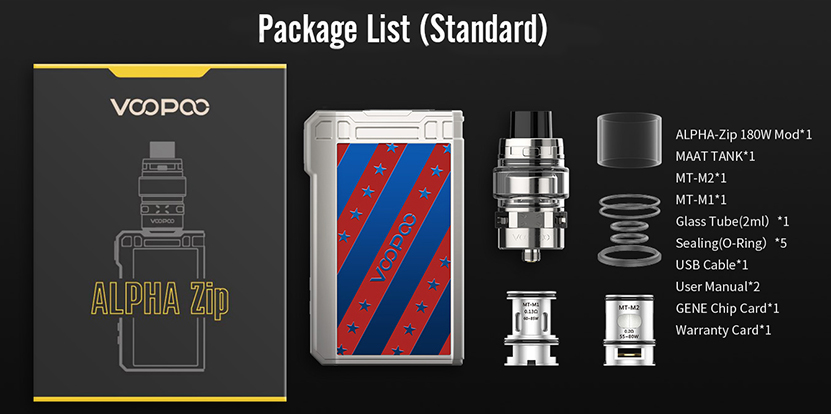 VOOPOOO ALPHA Zip Vape Kit Features 10