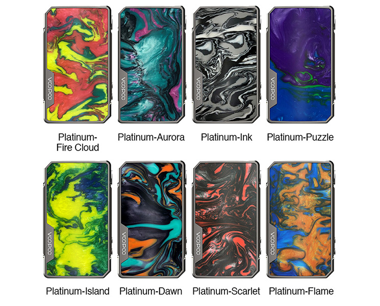 Attractive and Durable - Voopoo Drag 2 Platinum Kit VOOPOO_Drag_2_Platinum_Mod_Colors