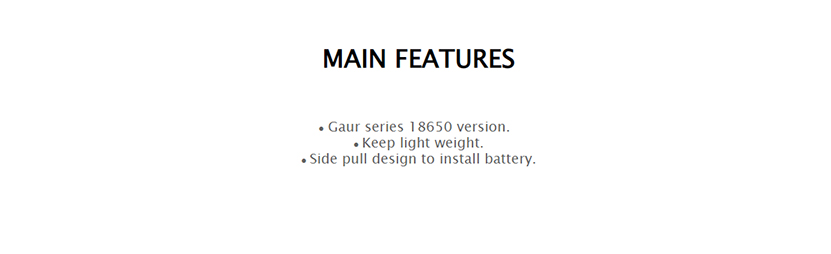 Vandy Vape Gaur 18 Mod Main Features