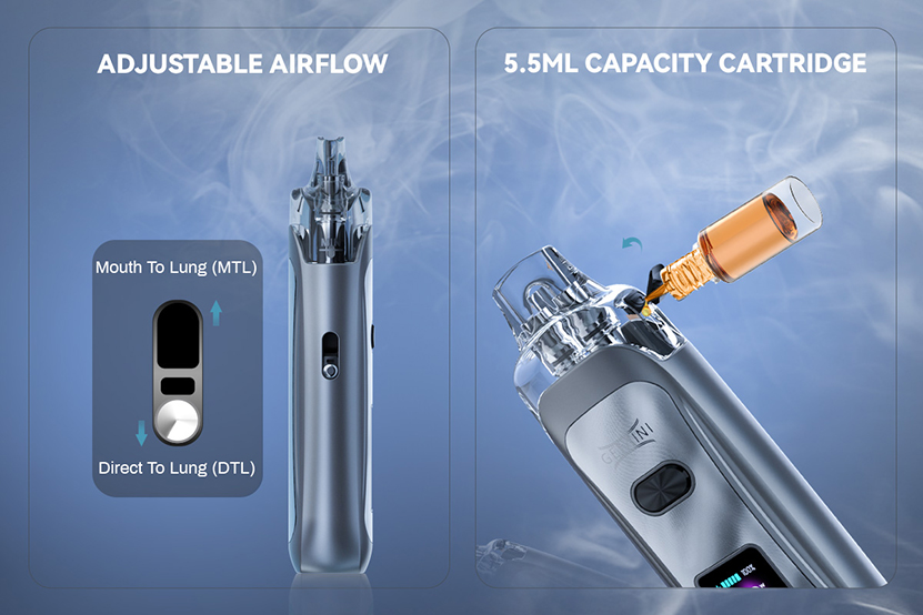 Vandy Vape Gemini Pod Kit Adjustable Airflow