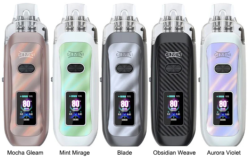 Vandy Vape Gemini Pod Kit Colors