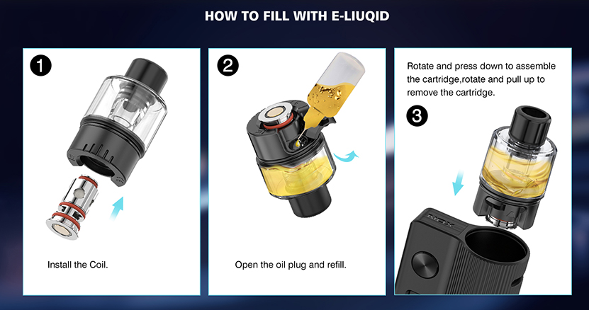 Vandy Vape Nox Pod Kit Filling Type