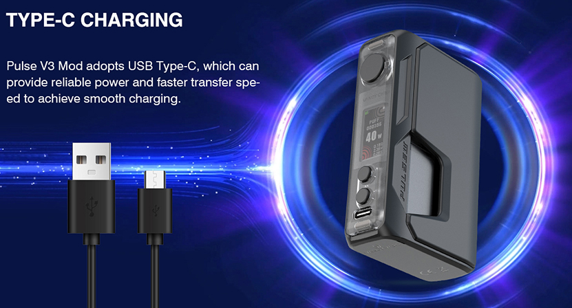Vandy Vape Pulse V3 Mod Type-C Fast Charging