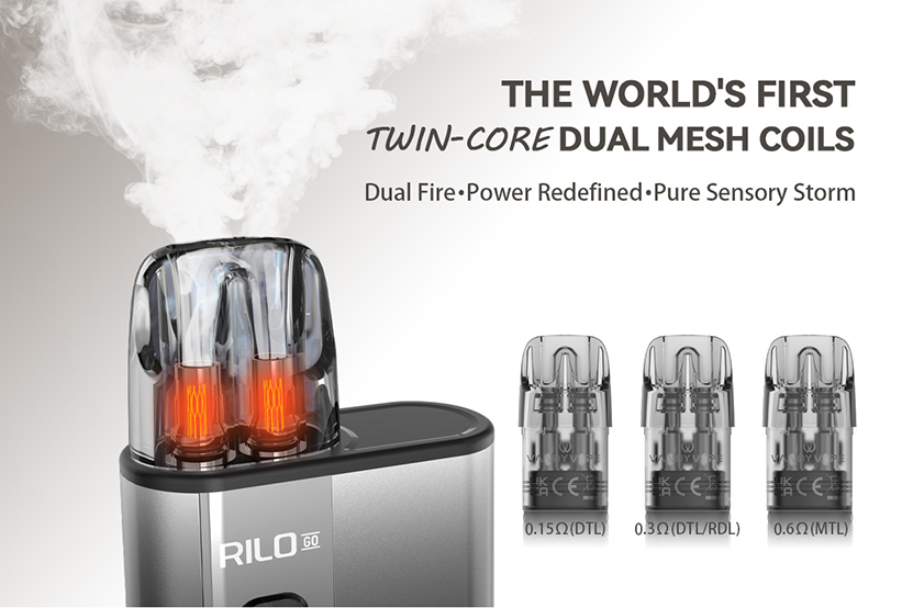 Vandy Vape Rilo GO Kit Dual Mesh Coil