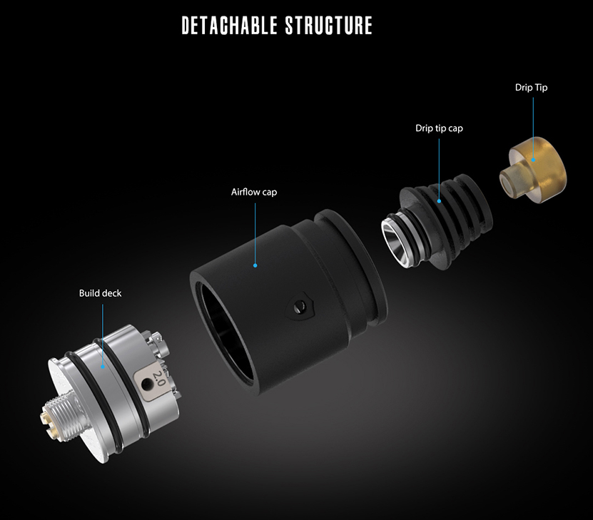 Vandy Vape Berserker V2 MTL RDA Structure