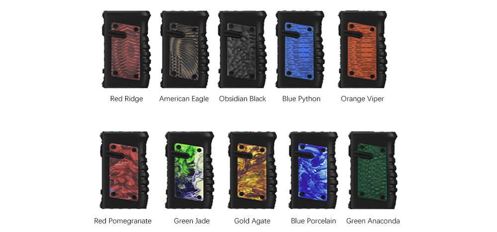 Vandy Vape Jackaroo Mod Colors