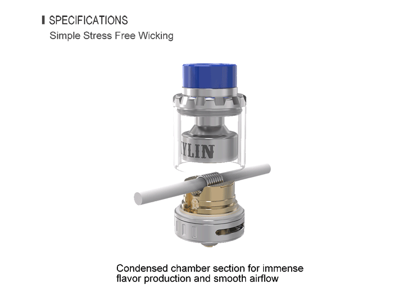 Kylin Mini RTA Tank Free Wicking