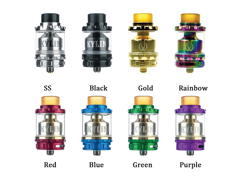 Vandy Vape Kylin Rebuildable Tank Atomizer Colors