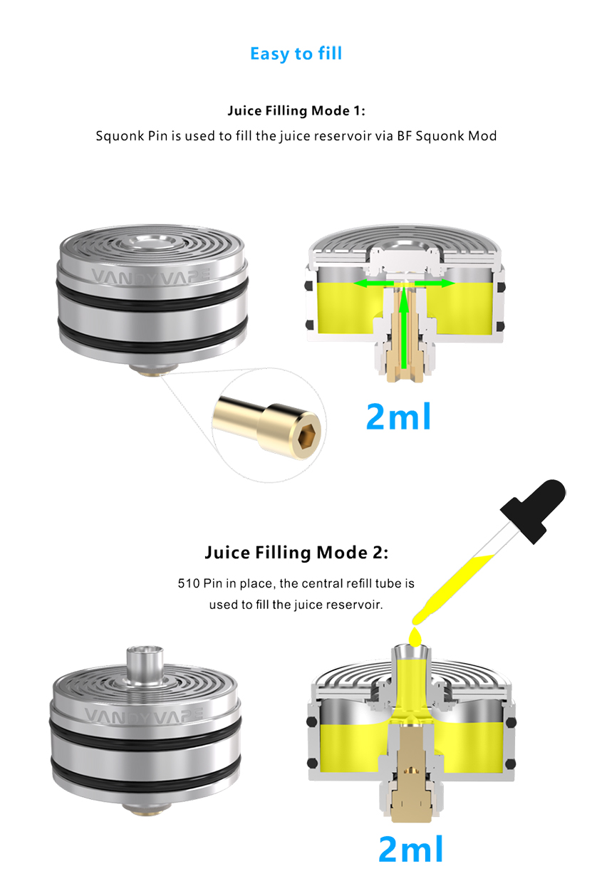 Maze Sub Ohm BF RDA Fill