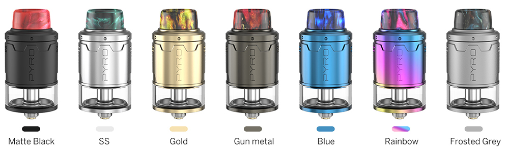 Vandy Vape Pyro V3 RDTA Colors