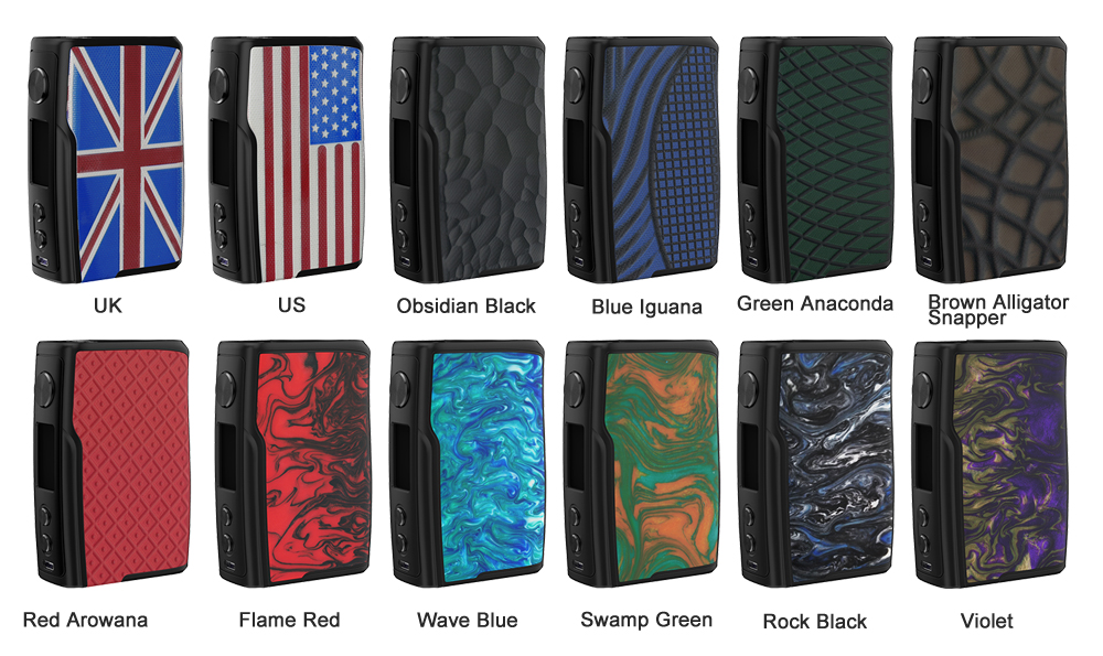 Vandy Vape Swell Vape Mod colors