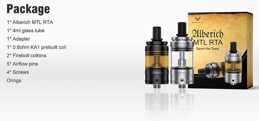 Vapefly Alberich MTL RTA Package