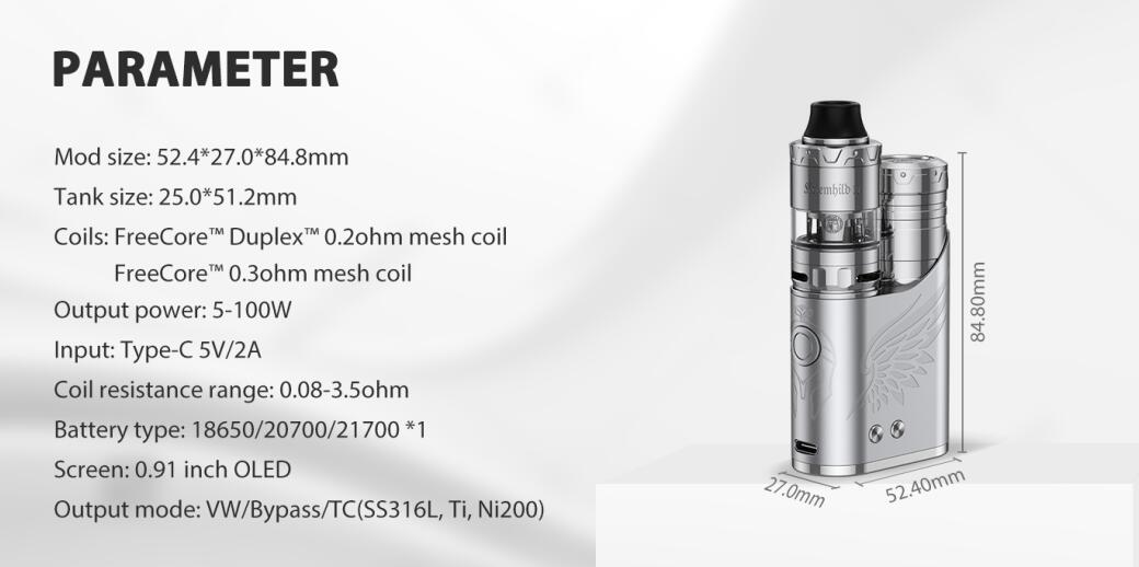Brunhilde SBS 100W Kit Parameters