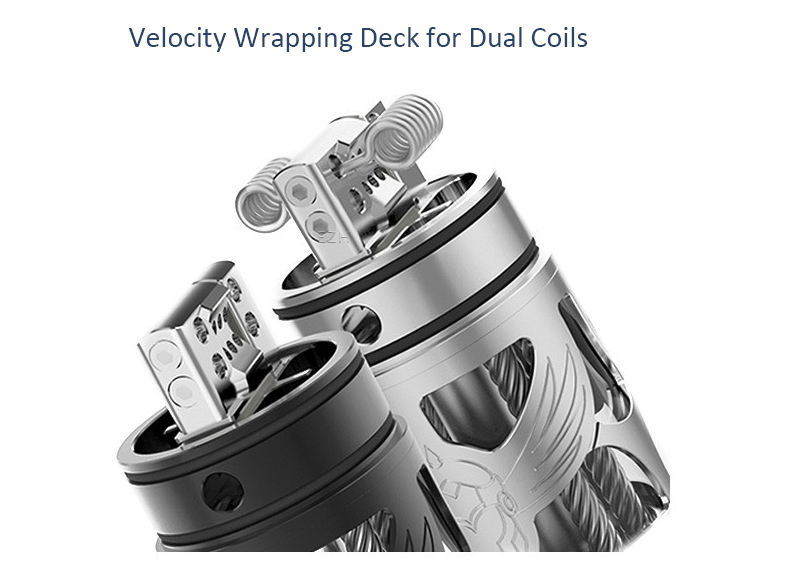 Vapefly Brunhilde RTA Dual Coils Build Deck