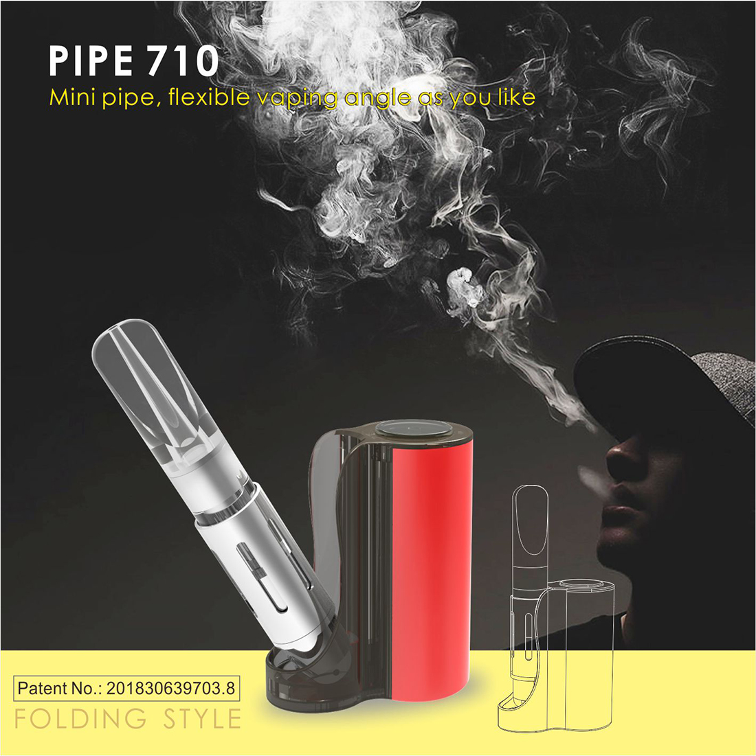 Vapmod Pipe 710 Starter Kit