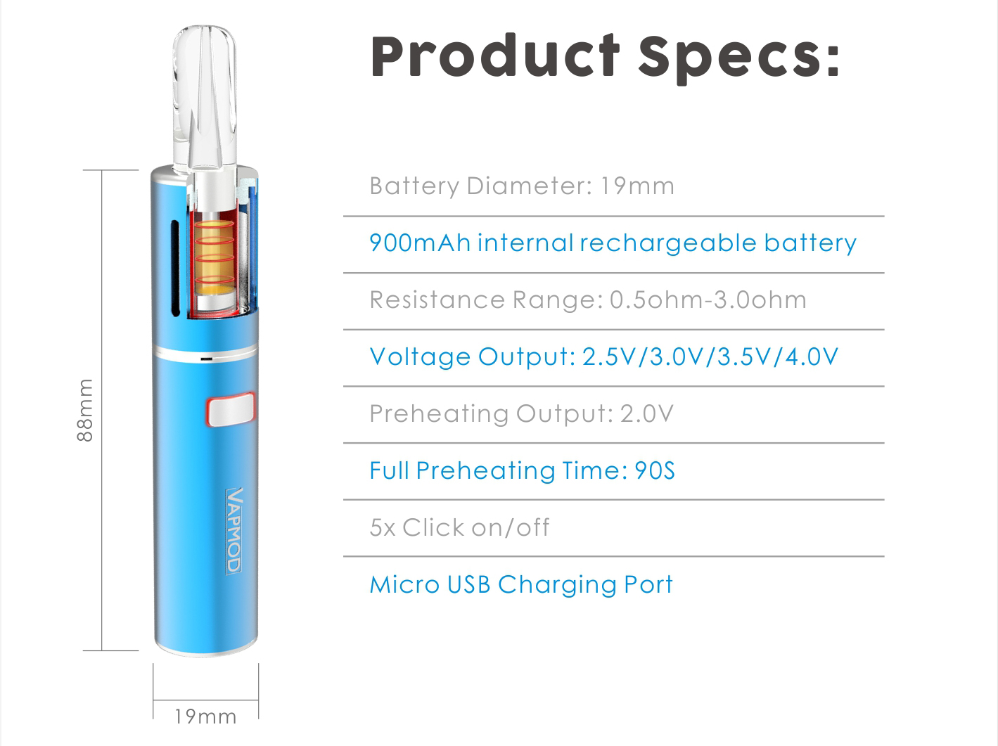 Vapmod Xtube 710 Kit Features 01