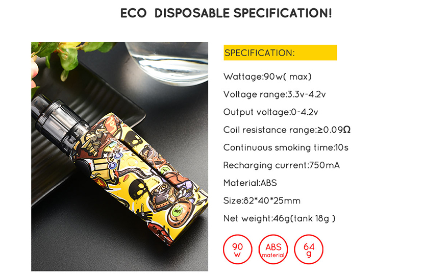 Vapor Storm ECO Disposable Tank Kit Features 02