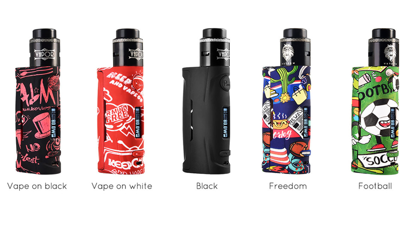 Vapor Storm Puma Baby TC Box Mod 80W with Lion Atomizer Φ24 Vape Kit