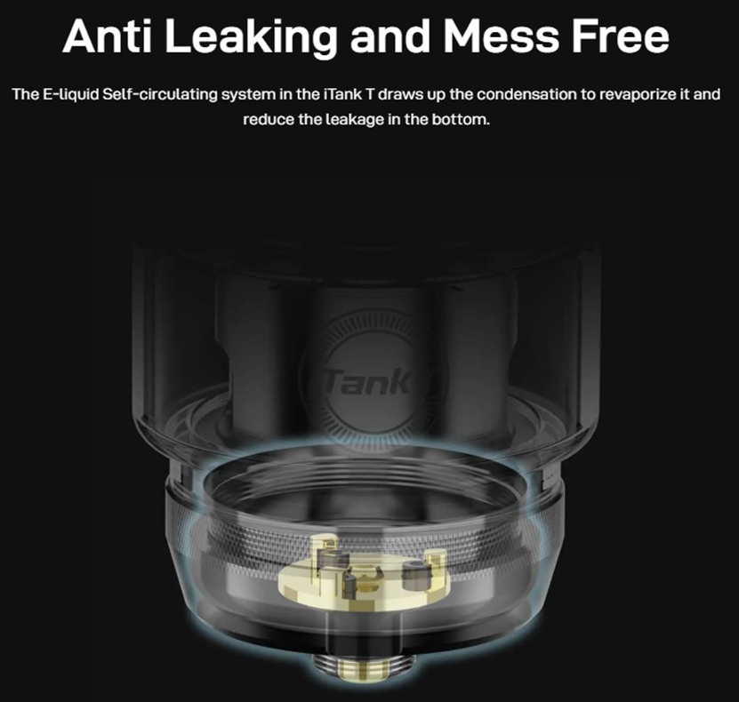 Vaporesso Armour S Kit with iTank T Anti-leak Design